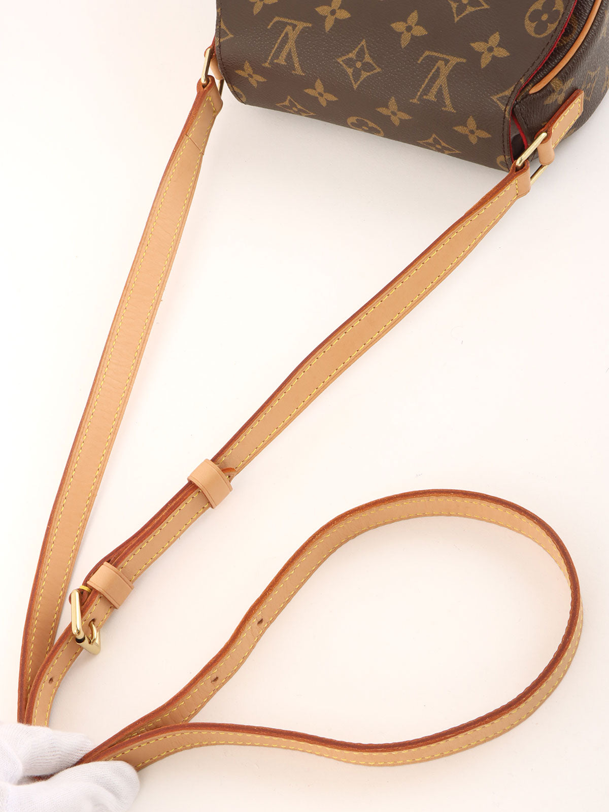 2004 Canvas Monogram Tan Blanc Brown