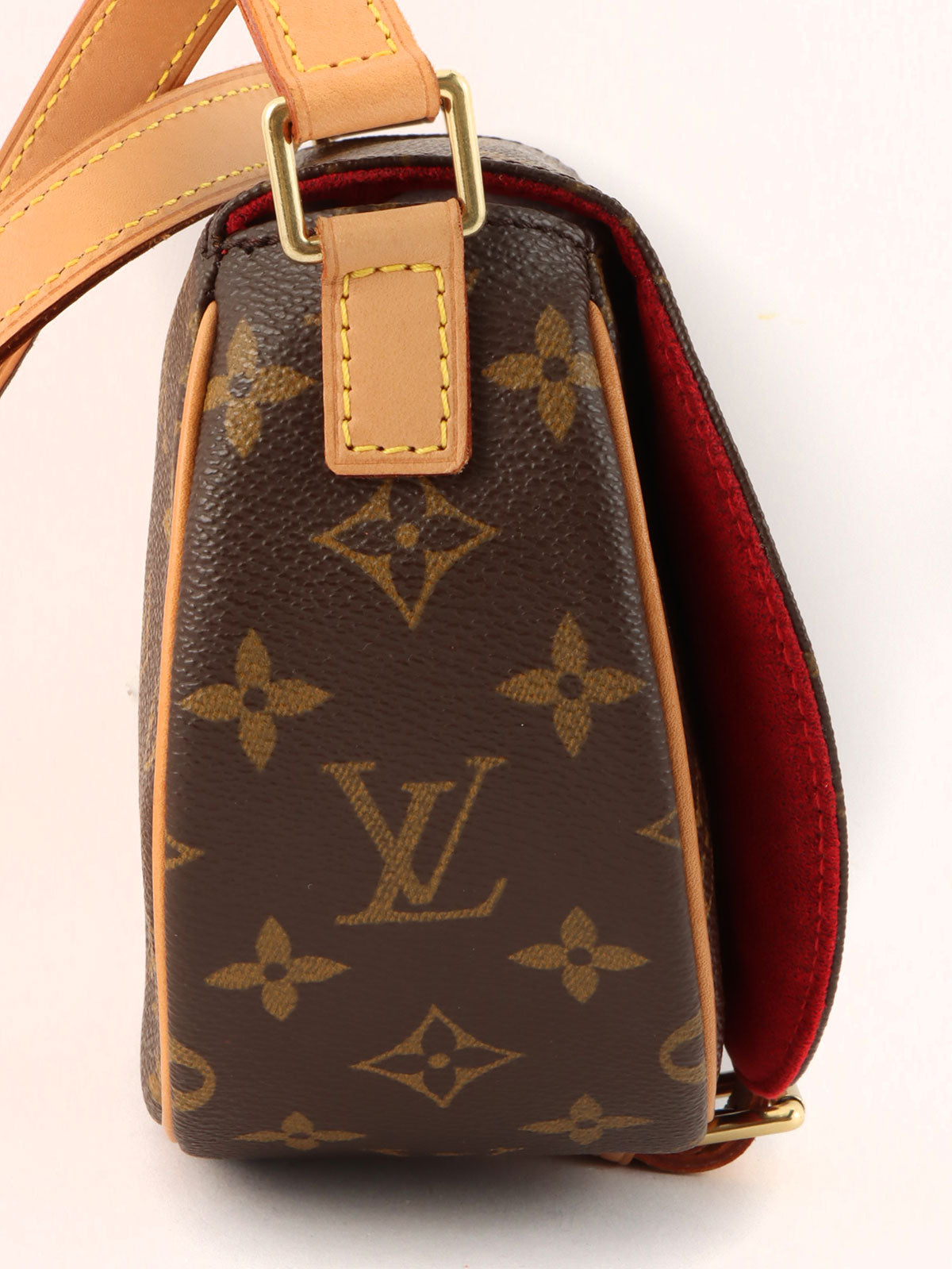 2004 Canvas Monogram Tan Blanc Brown