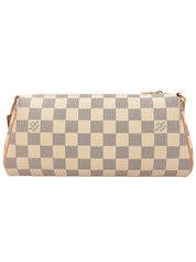 2010 Canvas Damier Eva Azur