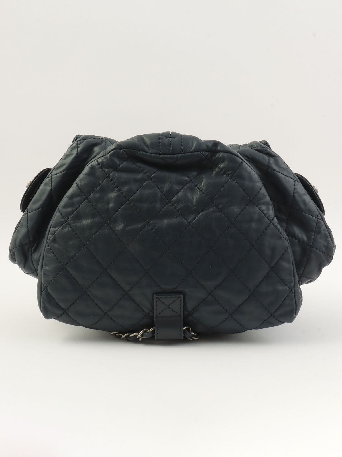 2013 Matelasse Stitch CC Turnlock Backpack, Navy