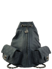 2013 Matelasse Stitch CC Turnlock Backpack, Navy