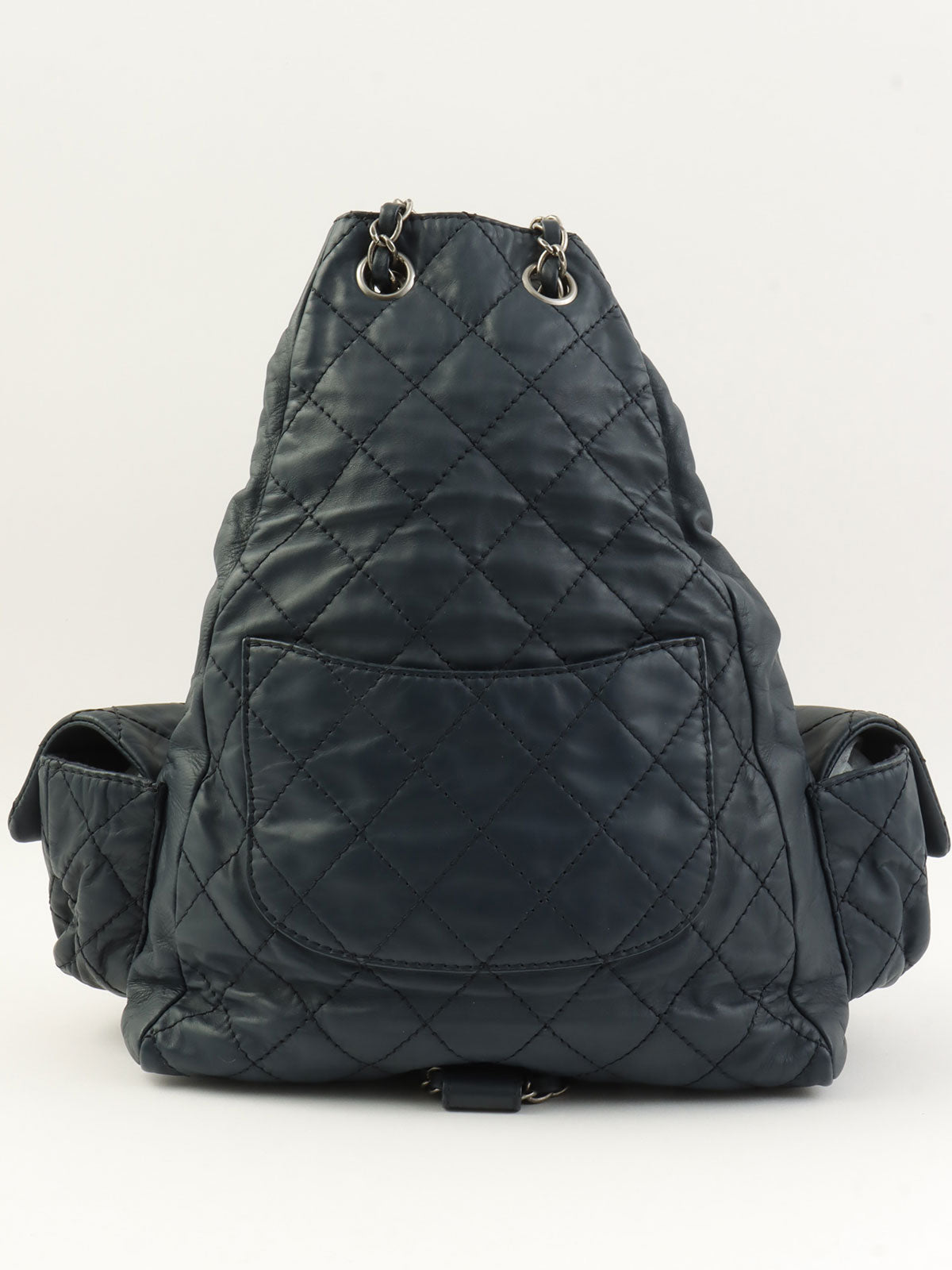 2013 Matelasse Stitch CC Turnlock Backpack, Navy