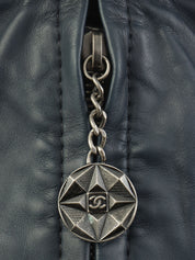 2013 Matelasse Stitch CC Turnlock Backpack, Navy