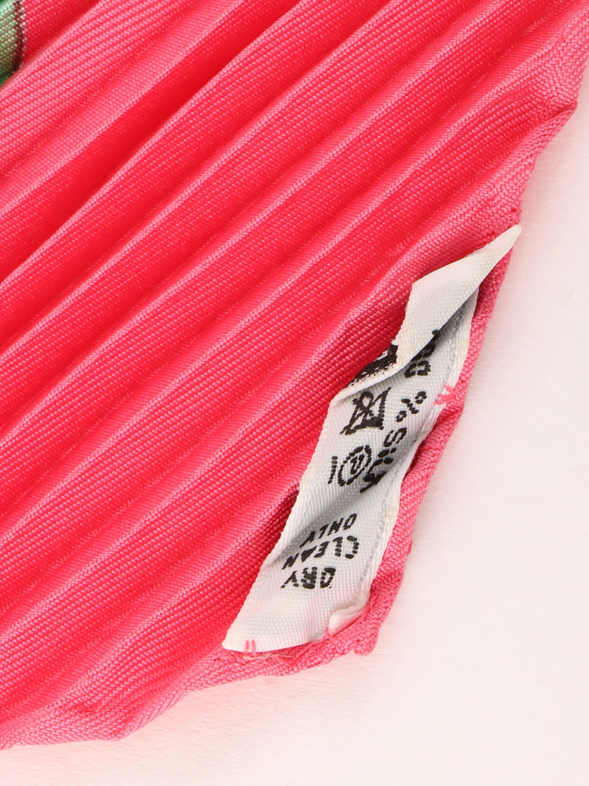 Jungle Love Pattern Pleated Scarf Pink/Multi