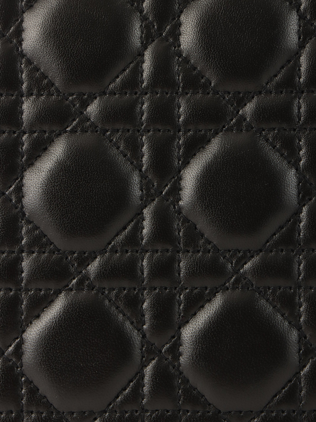 Lady Dior Cannage Stitch 2-Way Bag M Black