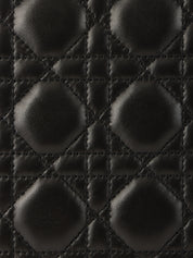 Lady Dior Cannage Stitch 2-Way Bag M Black