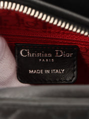 Lady Dior Cannage Stitch 2-Way Bag M Black