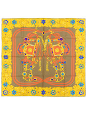 Jewelry Pattern Scarf Yellow/Beige
