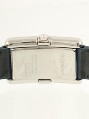 スクエアロゴフェイスウォッチ シルバー/ネイビー