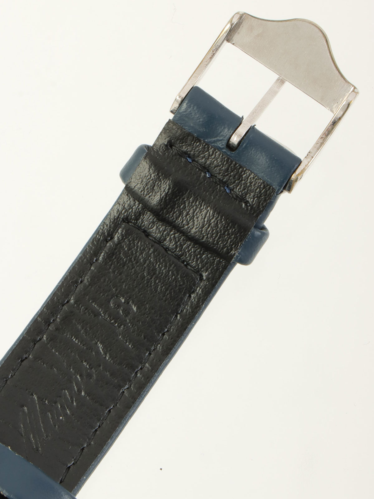 スクエアロゴフェイスウォッチ シルバー/ネイビー