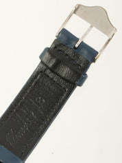 スクエアロゴフェイスウォッチ シルバー/ネイビー