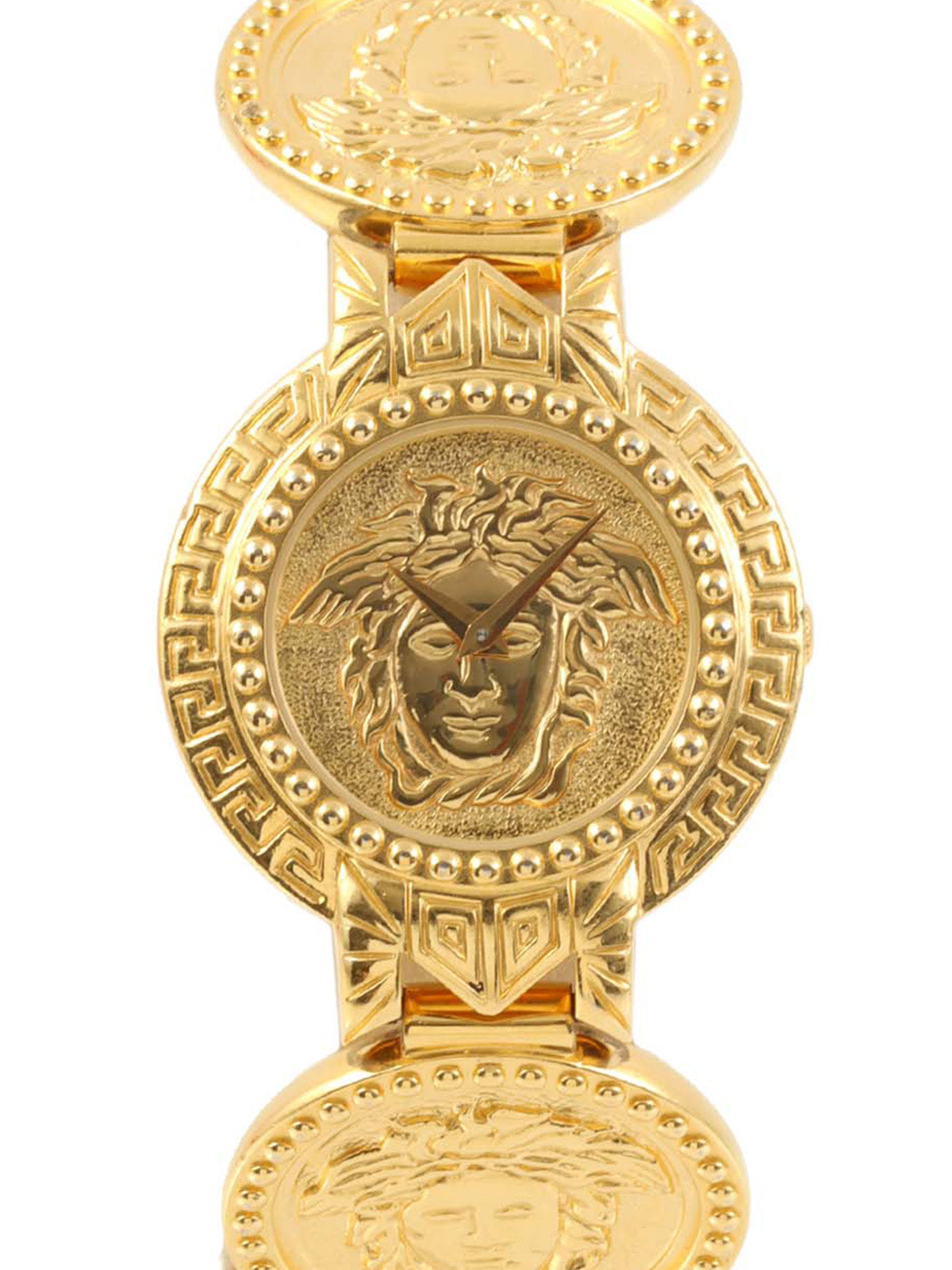 メデューサラウンドフェイスウォッチ ゴールド