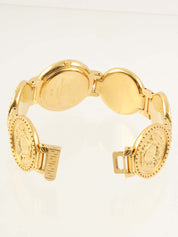 メデューサラウンドフェイスウォッチ ゴールド