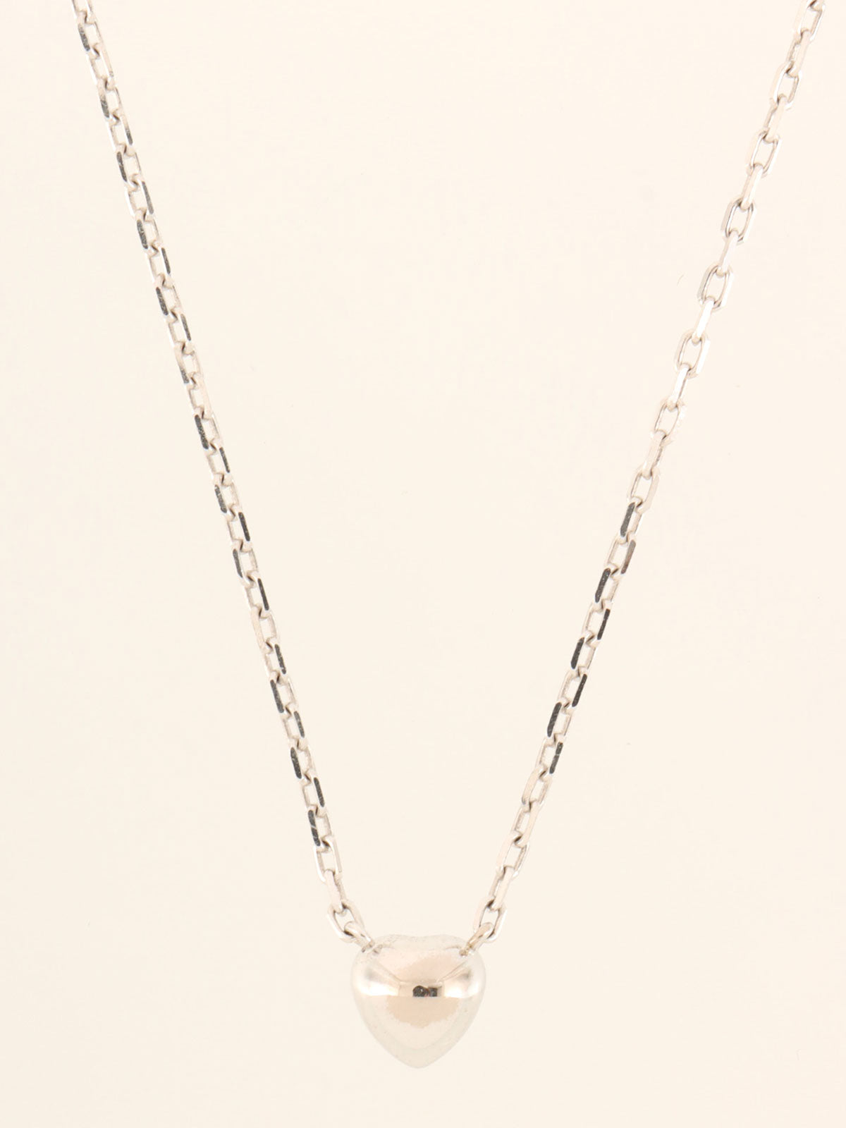 18K Diamants Legers Heart Necklace White Gold