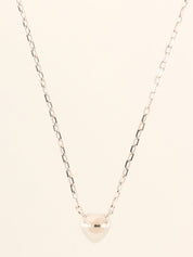 18K Diamants Legers Heart Necklace White Gold