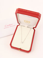 18K Diamants Legers Heart Necklace White Gold