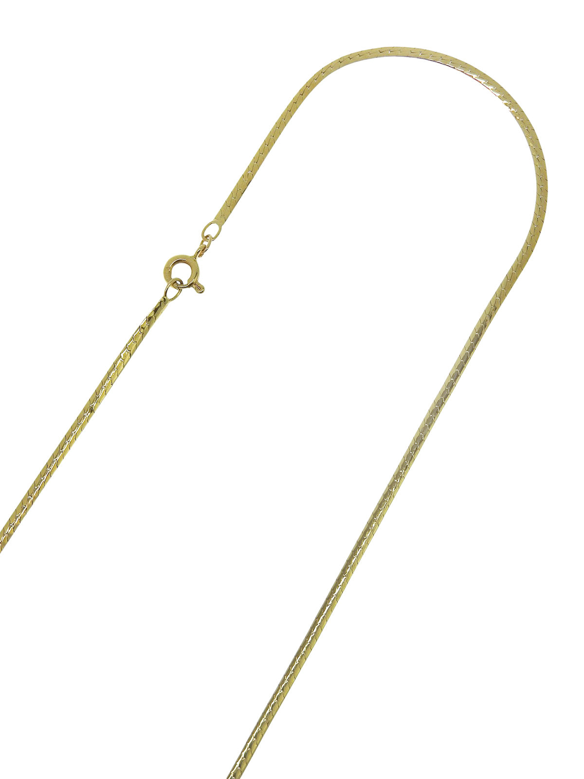 18K Gold Diamond Design Swing Necklace