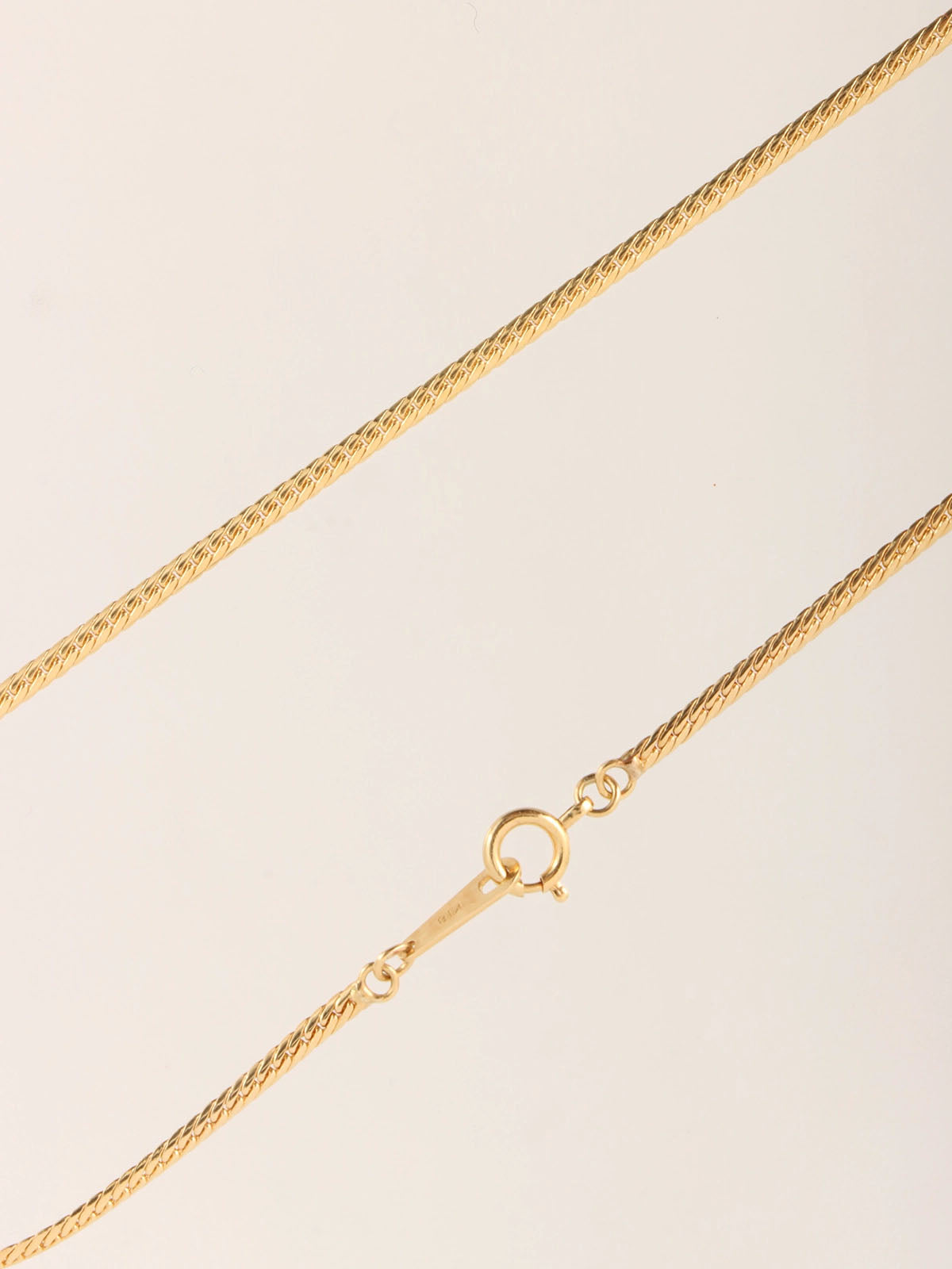 18Kダイヤモンドリボンモチーフネックレス ゴールド/ブルー