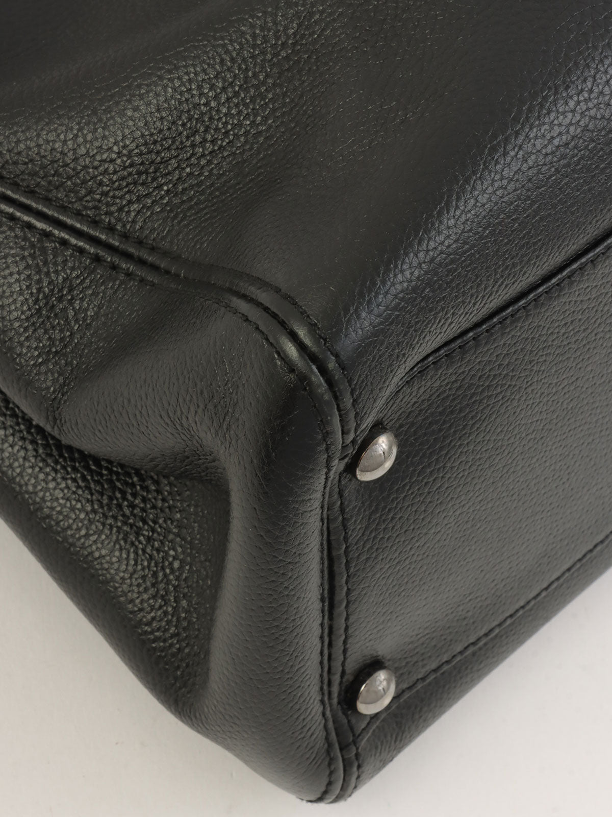 キャビアスキン2.55エグゼクティブトートバッグ ブラック