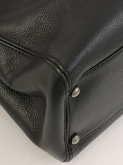 キャビアスキン2.55エグゼクティブトートバッグ ブラック