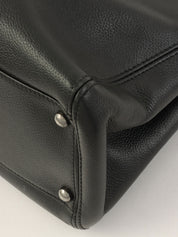 キャビアスキン2.55エグゼクティブトートバッグ ブラック