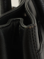 キャビアスキン2.55エグゼクティブトートバッグ ブラック