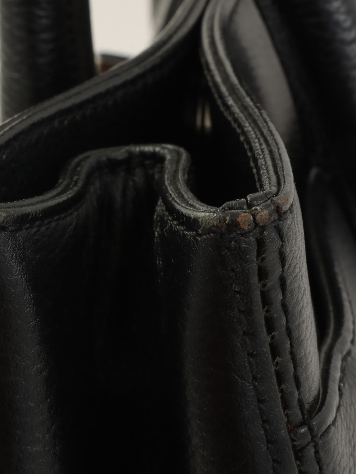 キャビアスキン2.55エグゼクティブトートバッグ ブラック