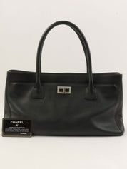 キャビアスキン2.55エグゼクティブトートバッグ ブラック