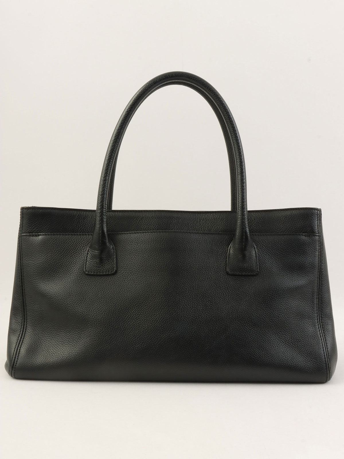 キャビアスキン2.55エグゼクティブトートバッグ ブラック