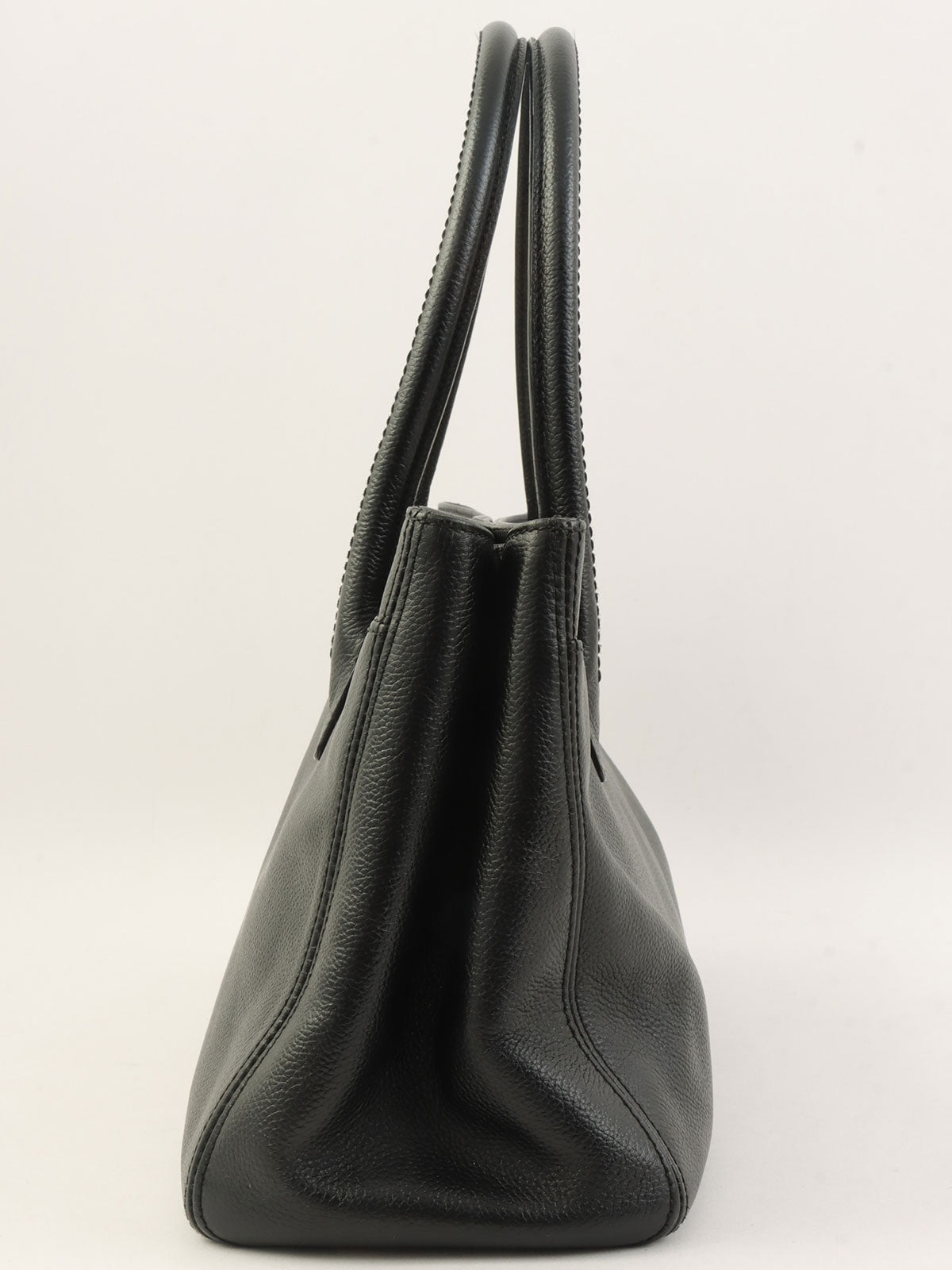 キャビアスキン2.55エグゼクティブトートバッグ ブラック