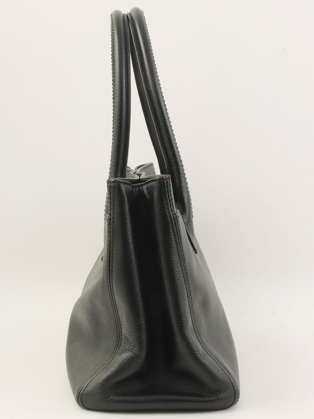 キャビアスキン2.55エグゼクティブトートバッグ ブラック