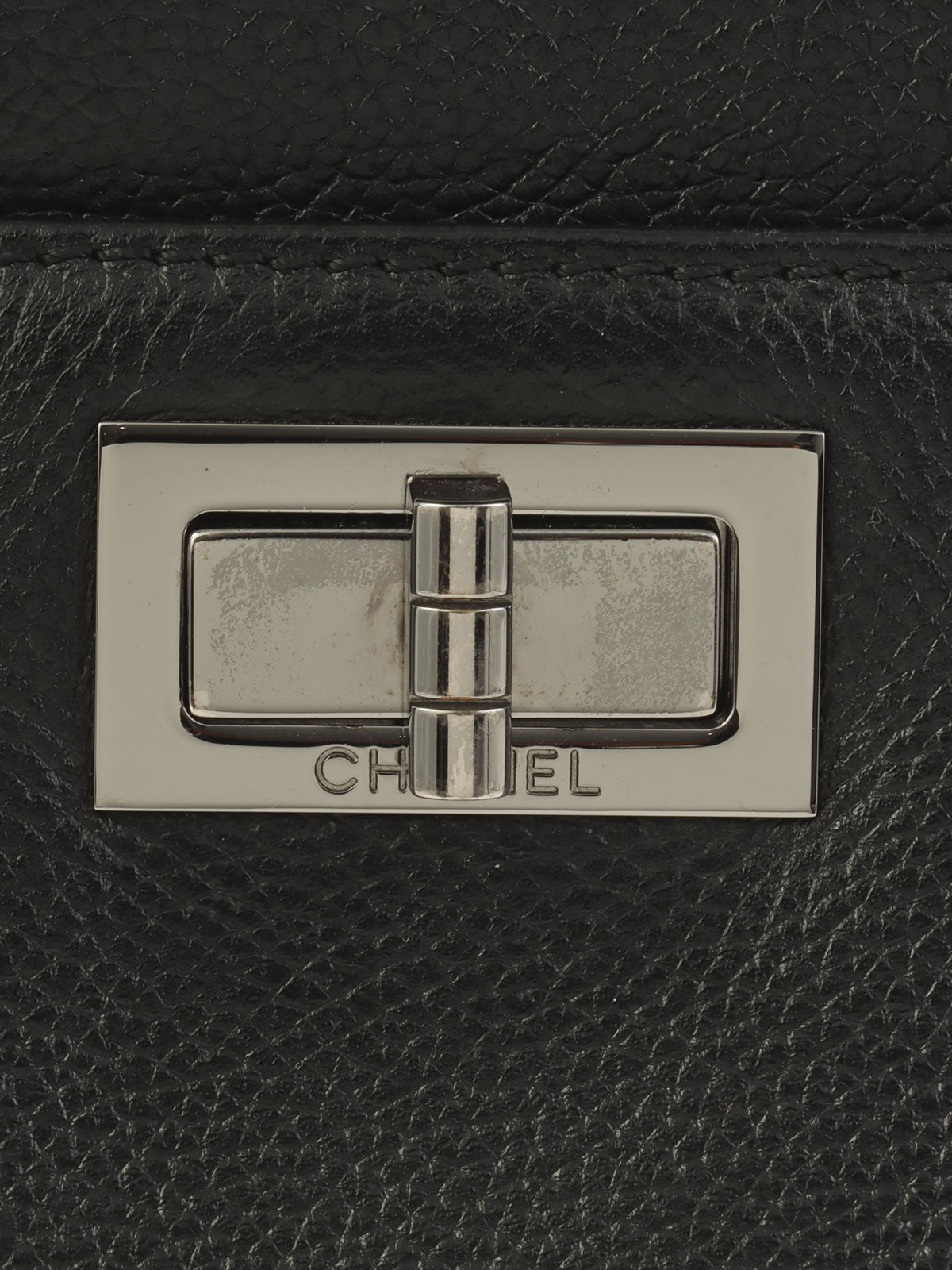 キャビアスキン2.55エグゼクティブトートバッグ ブラック