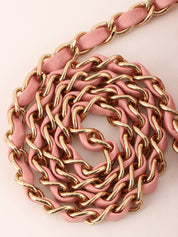 2003 Caviar Skin Classic Flap Chain Bag, 25cm, Pink