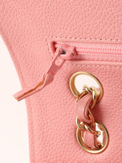 2003 Caviar Skin Classic Flap Chain Bag, 25cm, Pink