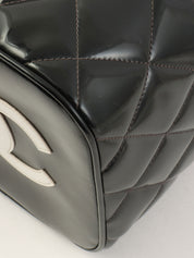 パテントCCターンロックバニティバッグ ブラック