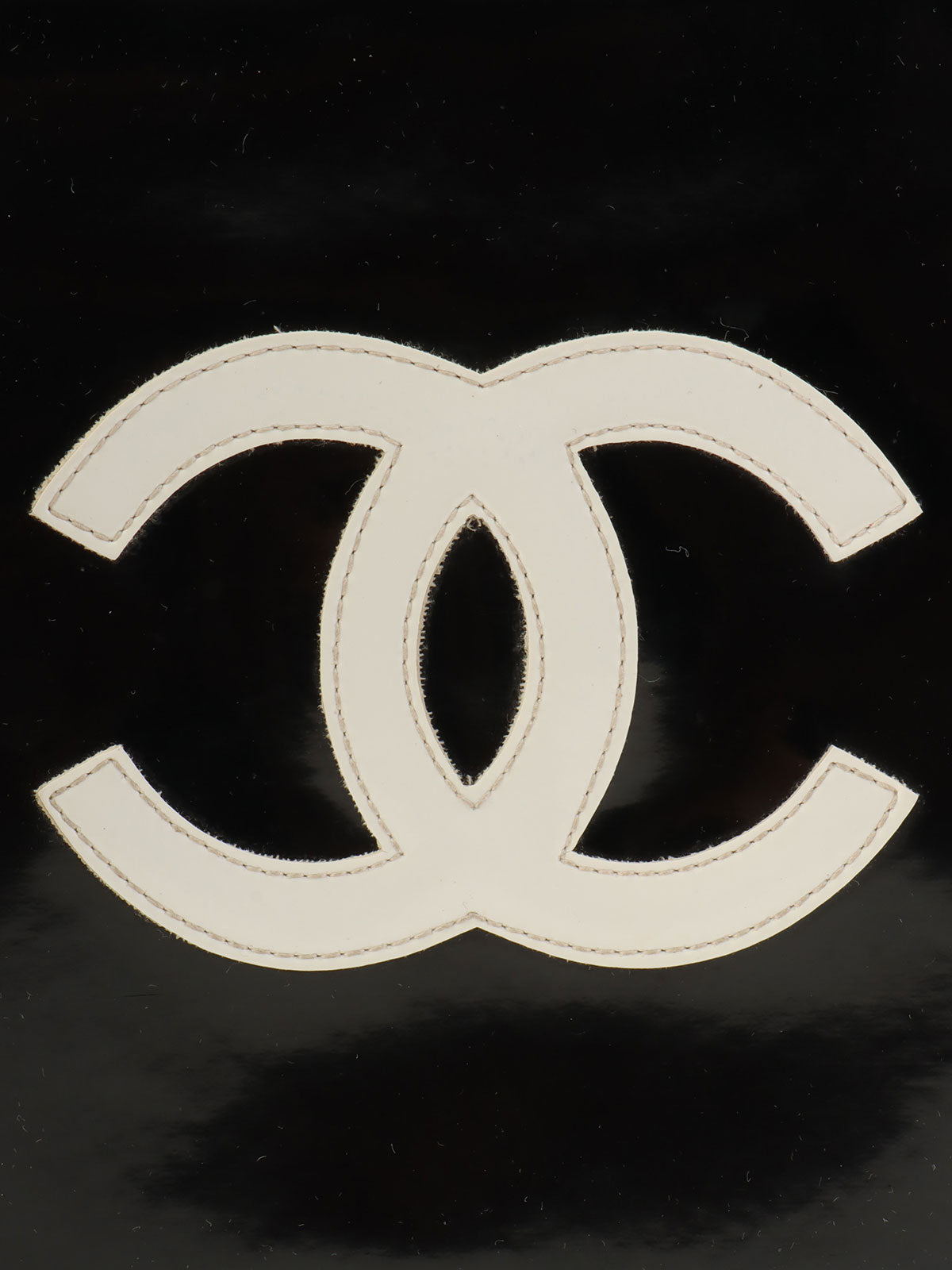 パテントCCターンロックバニティバッグ ブラック