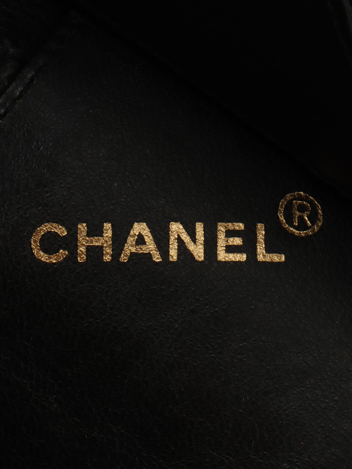 パテントCCターンロックバニティバッグ ブラック