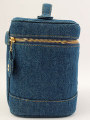 1997 Denim CC Mark Stitch Vanity Bag Indigo