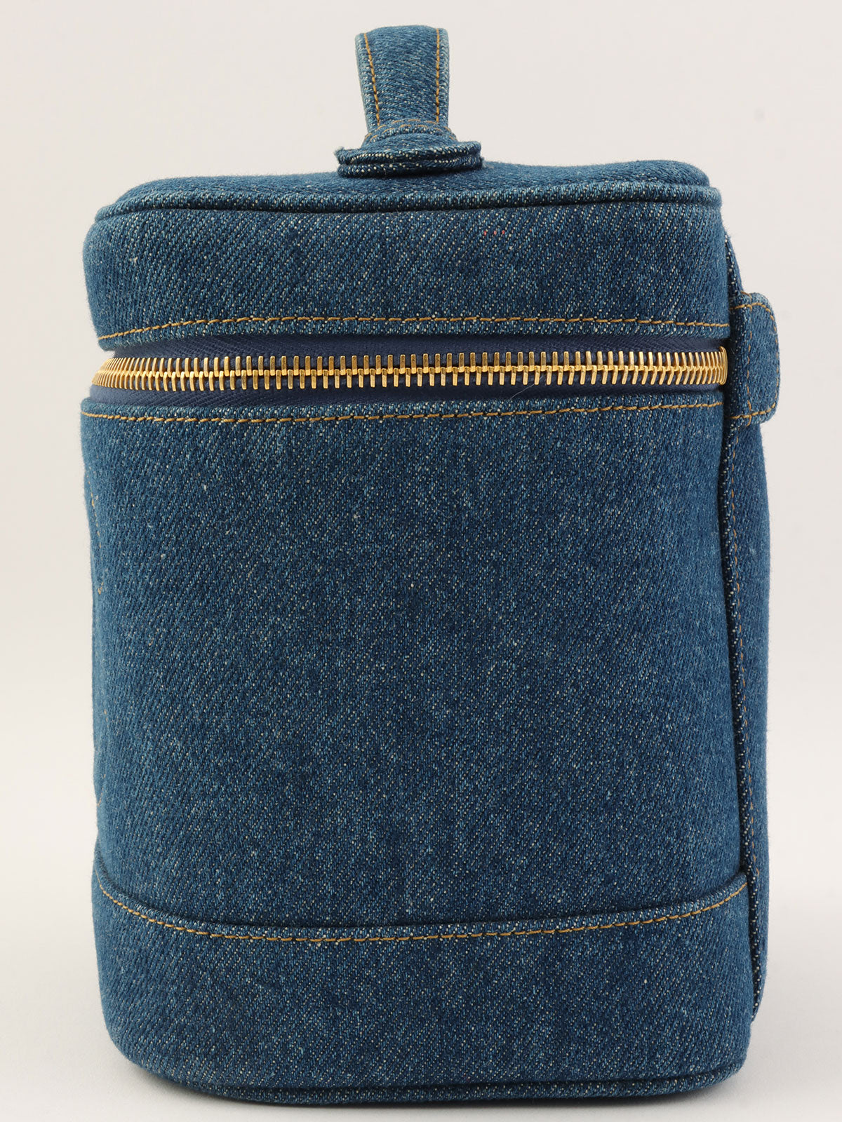 1997 Denim CC Mark Stitch Vanity Bag Indigo