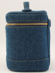 1997 Denim CC Mark Stitch Vanity Bag Indigo