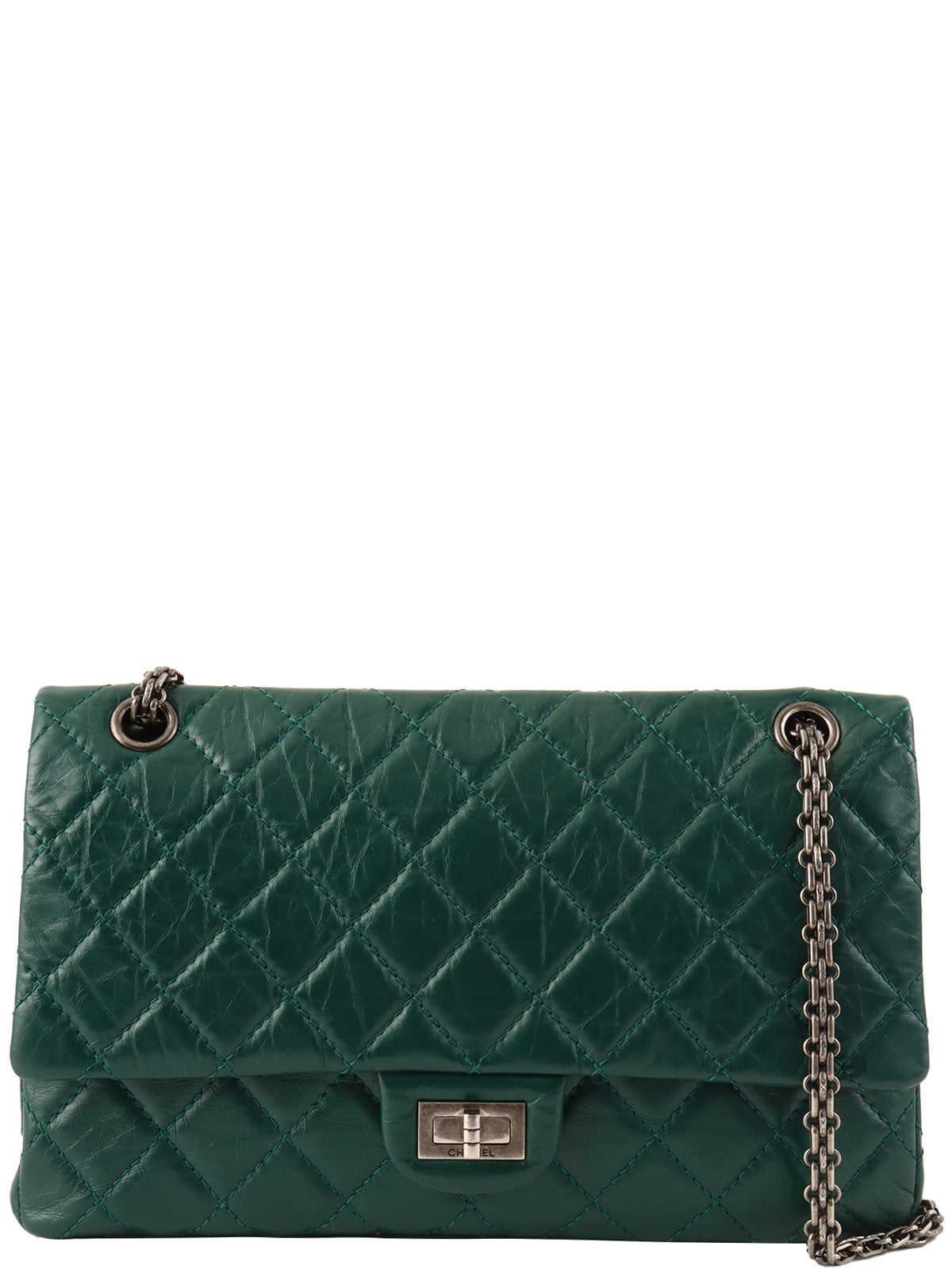 2013 2.55 链条单肩包 绿色