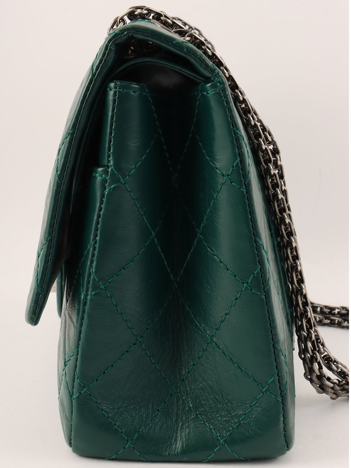 2013 2.55 链条单肩包 绿色