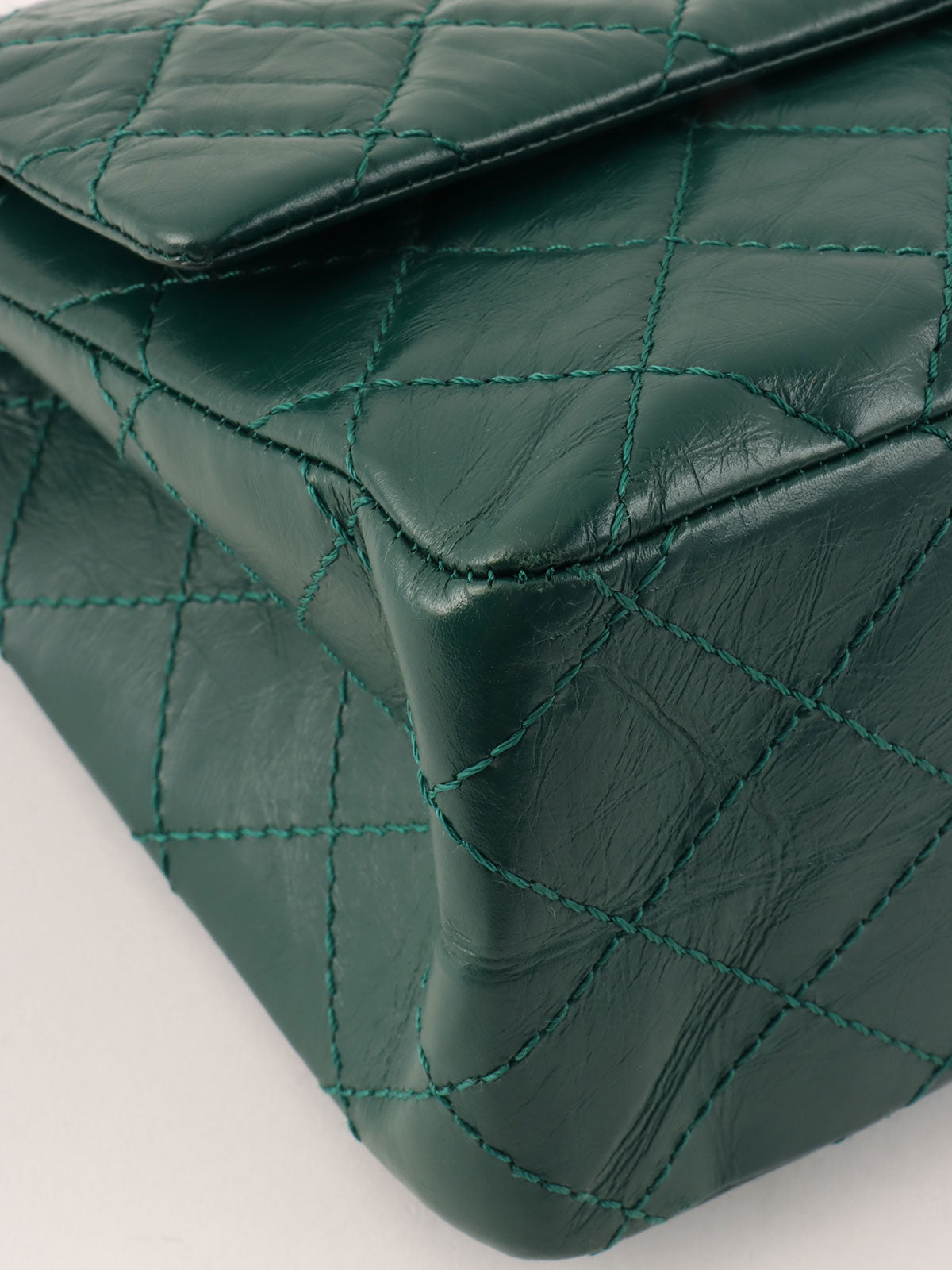 2013 2.55 链条单肩包 绿色