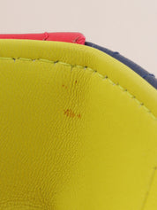 Lady Dior Cannage Stitch 两用包 M 粉色/青柠黄/蓝色