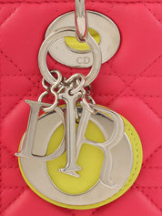 Lady Dior Cannage Stitch 两用包 M 粉色/青柠黄/蓝色