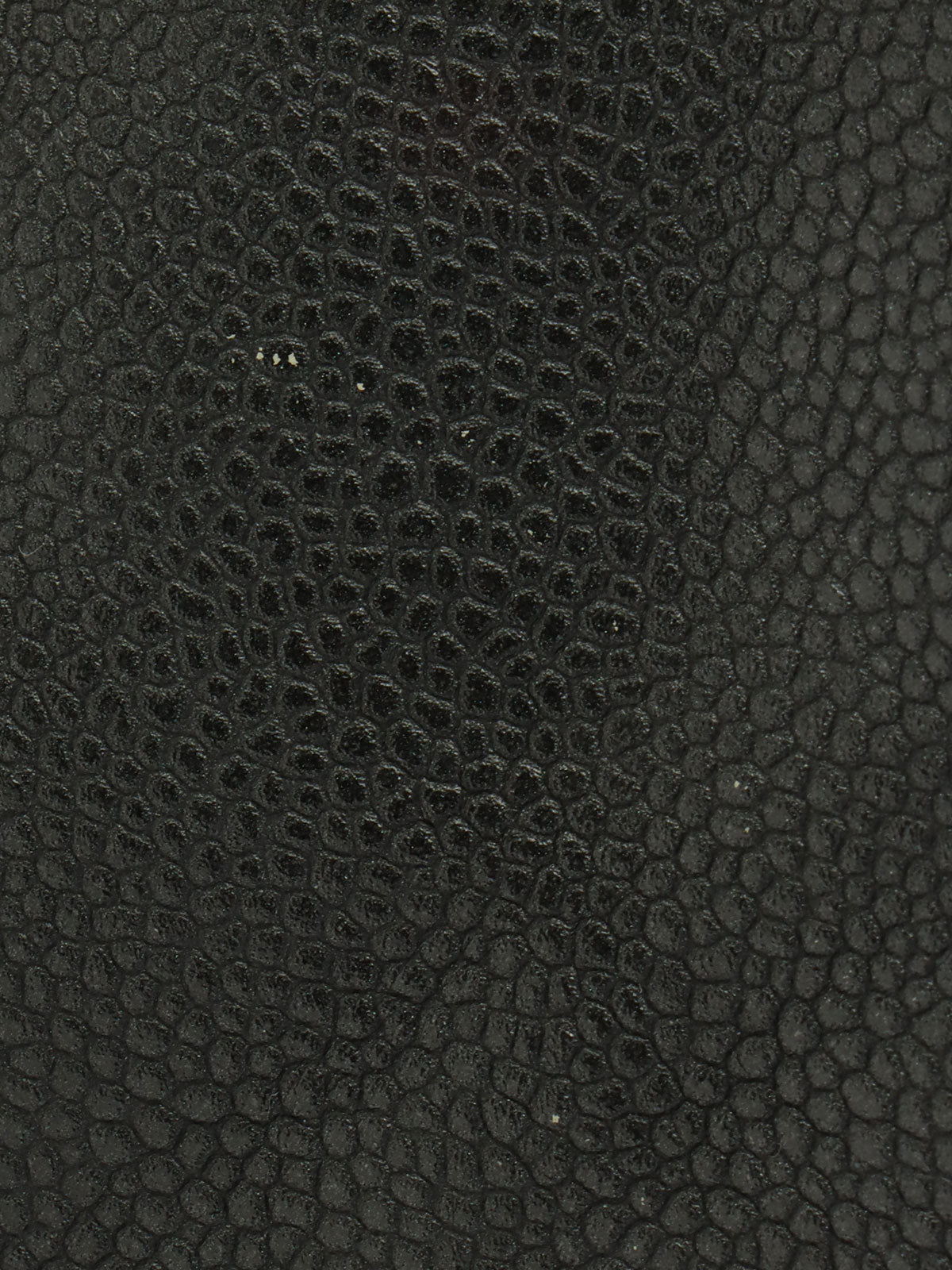 2009年頃製 キャビアスキンCCマークステッチチェーンワンショルダーバッグ ダークグレー