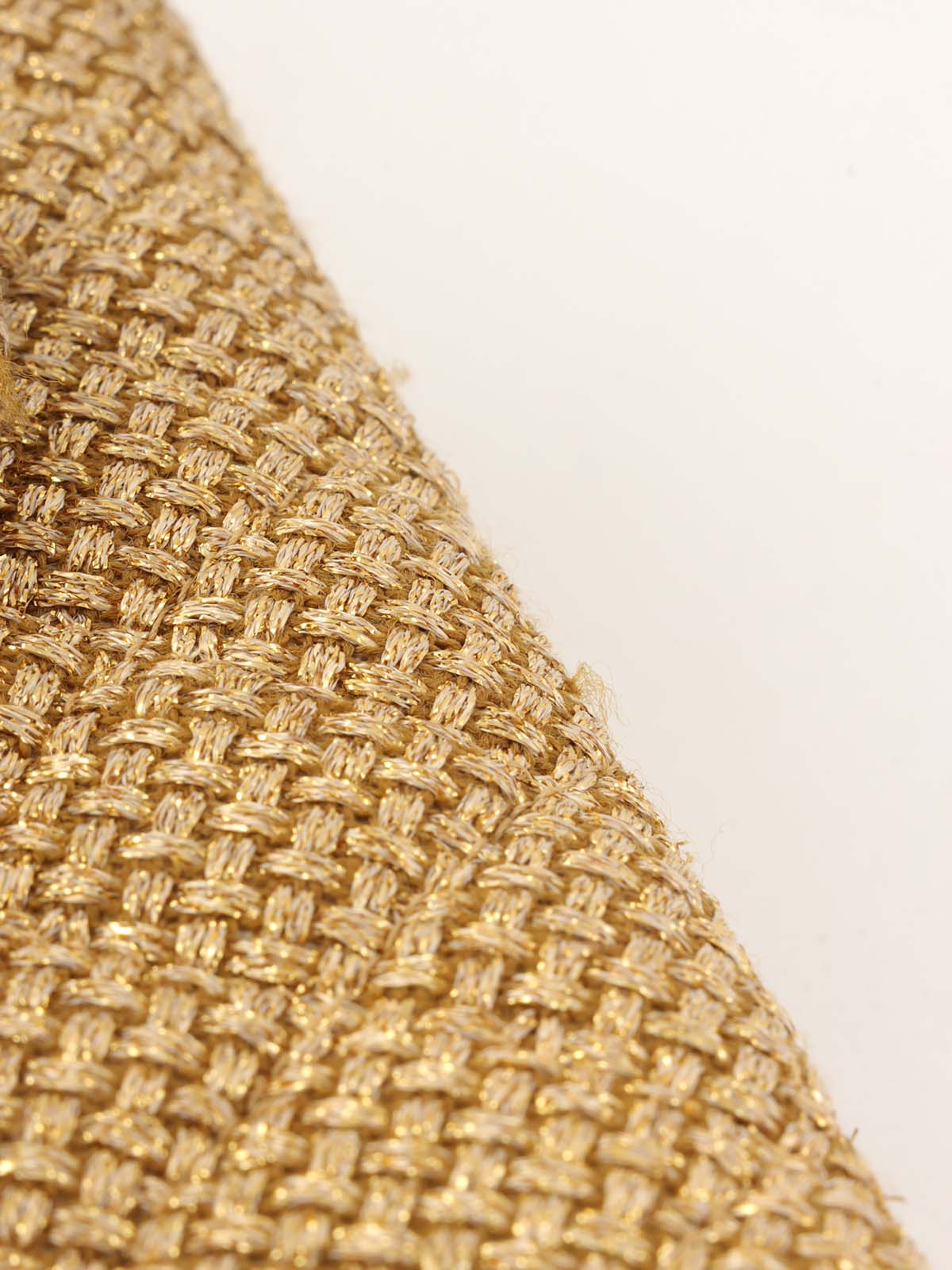 2014 Raffia Classic Flap Chain Bag 25cm Gold