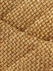 2014 Raffia Classic Flap Chain Bag 25cm Gold