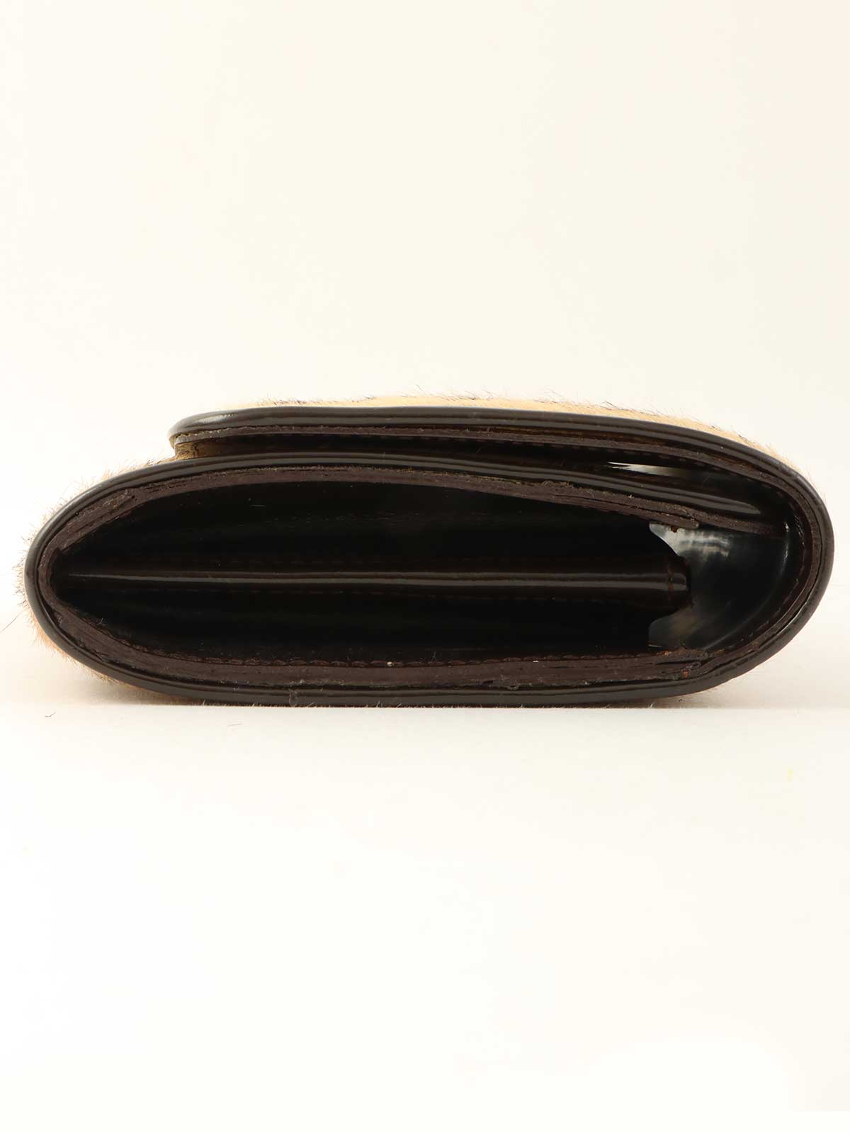 Harako C Macadam Pattern Long Wallet Beige/Brown