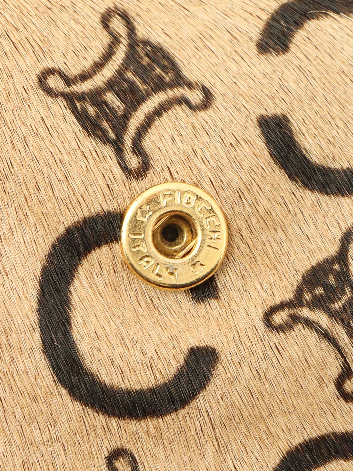 Harako C Macadam Pattern Long Wallet Beige/Brown